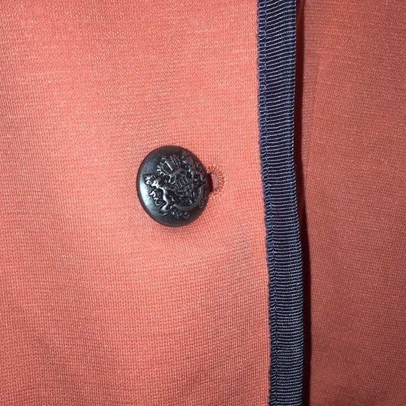 Coral Blazer with Gray Trim - Picture 5 of 7